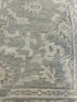 Imelda 4x6 Grey & Silver Oushak