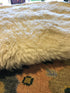Round 6' White Sheepskin Rug