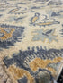 Aimee Mullins 9.10x14.2 Ikat Blue and Yellow Rug