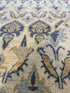 Aimee Mullins 9.10x14.2 Ikat Blue and Yellow Rug