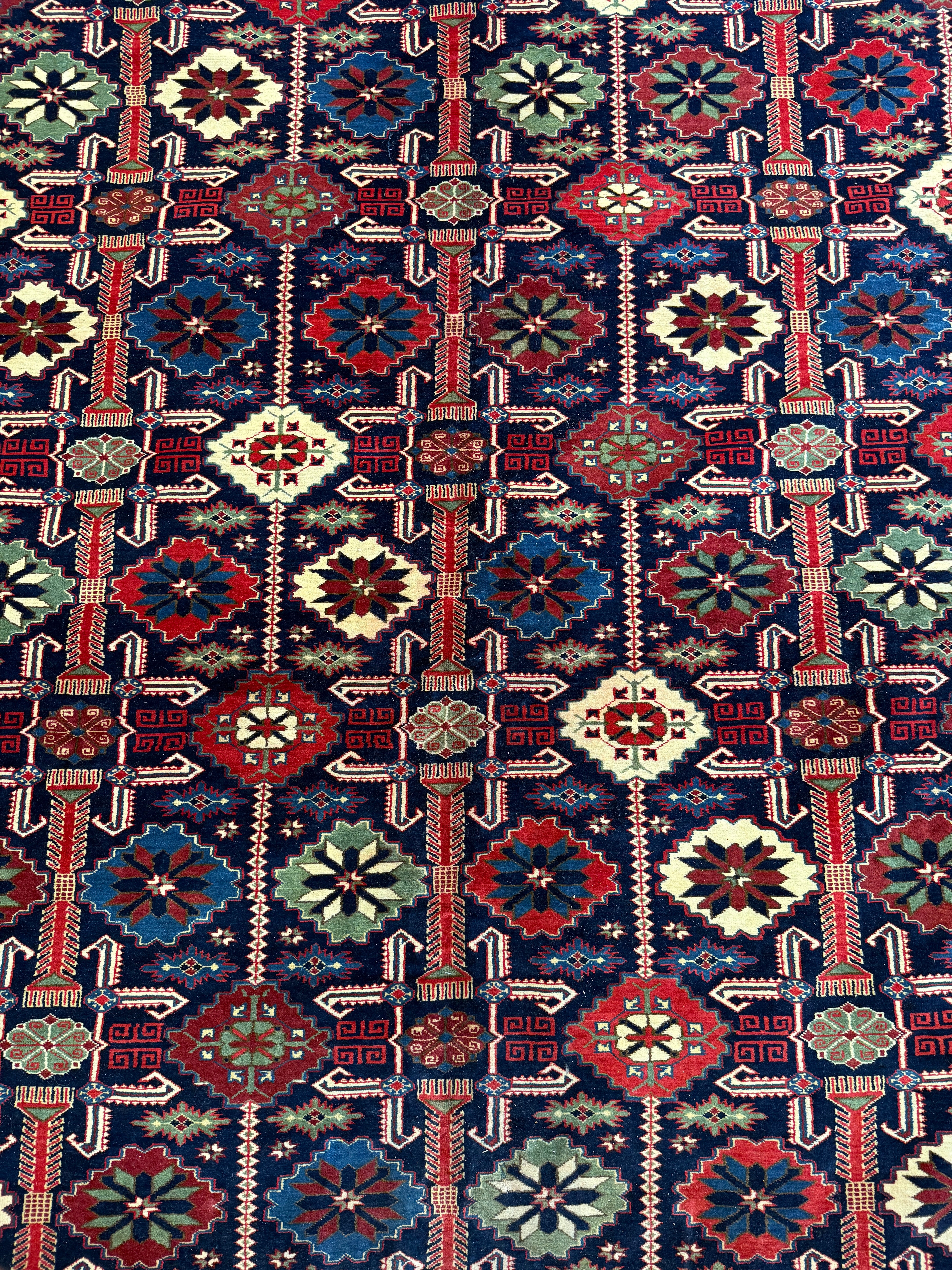 Terry Ives 9.5x12.2 Fine Turkoman Red Rug