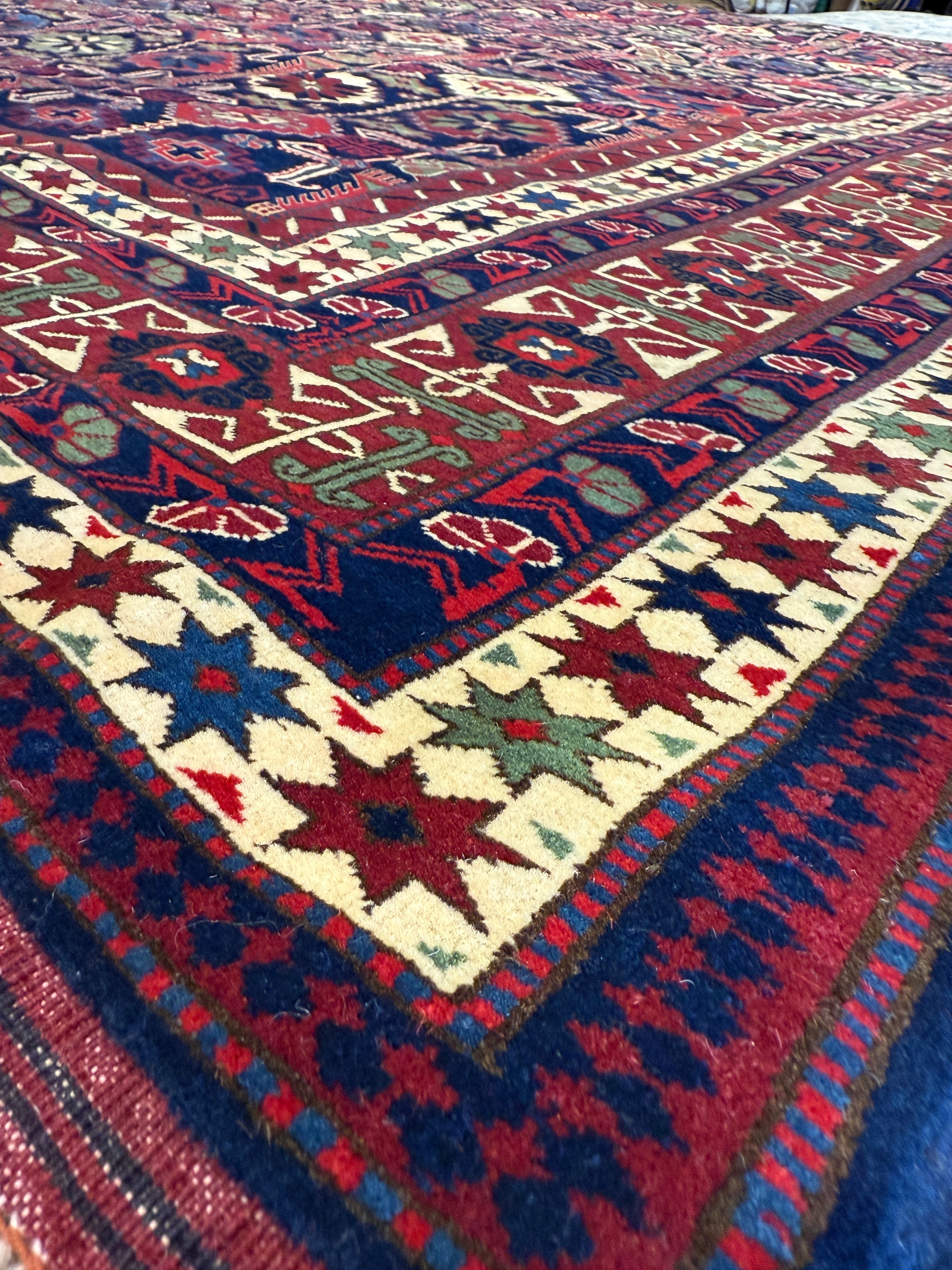 Terry Ives 9.5x12.2 Fine Turkoman Red Rug