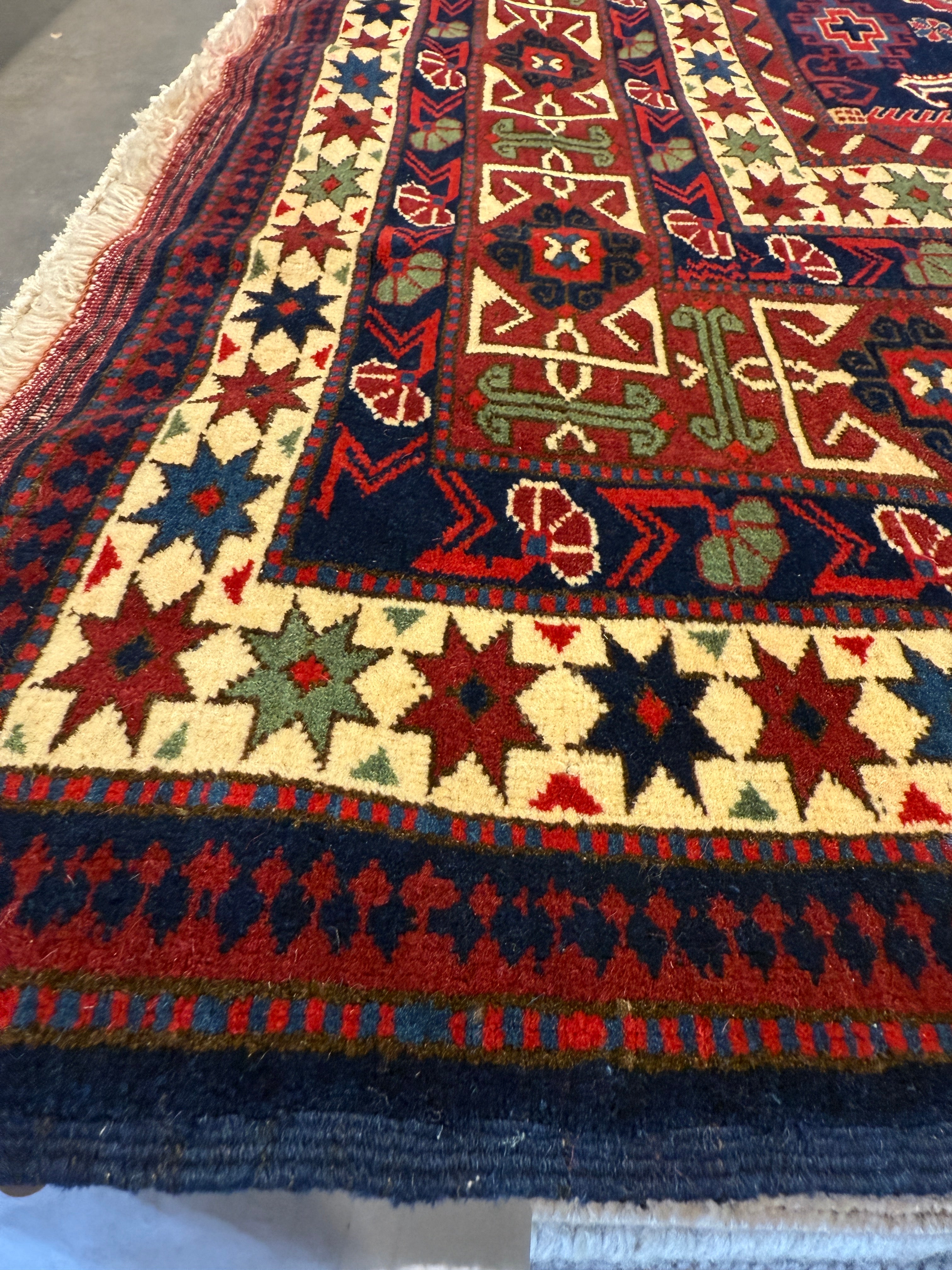 Terry Ives 9.5x12.2 Fine Turkoman Red Rug