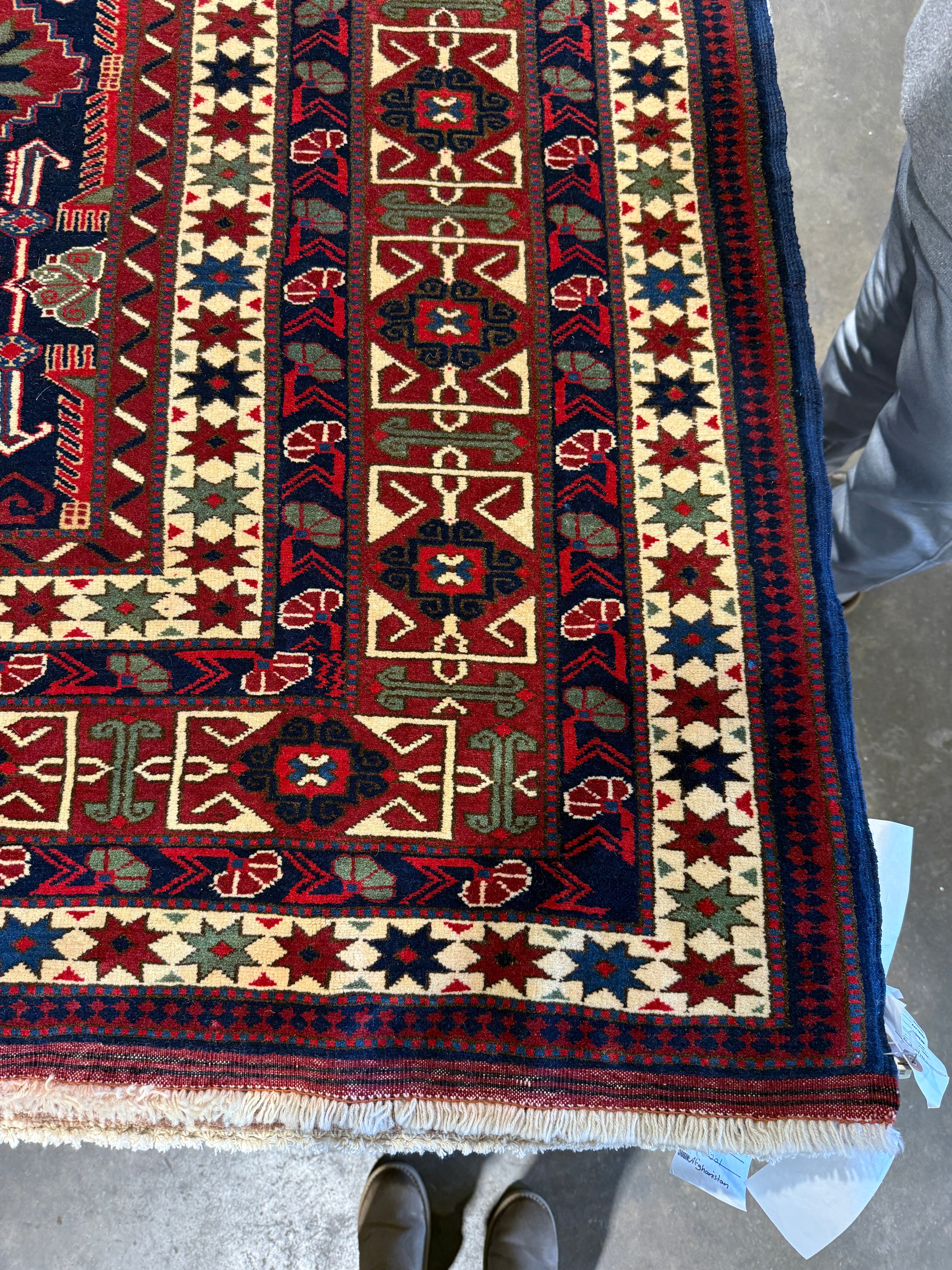 Terry Ives 9.5x12.2 Fine Turkoman Red Rug