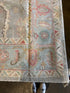 Jaye Falcioni 9.2x11.11 Colorful Whitewashed Afghani Oushak Rug