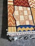Craig DiGregorio 4x6 Striped Handwoven Durrie Rug