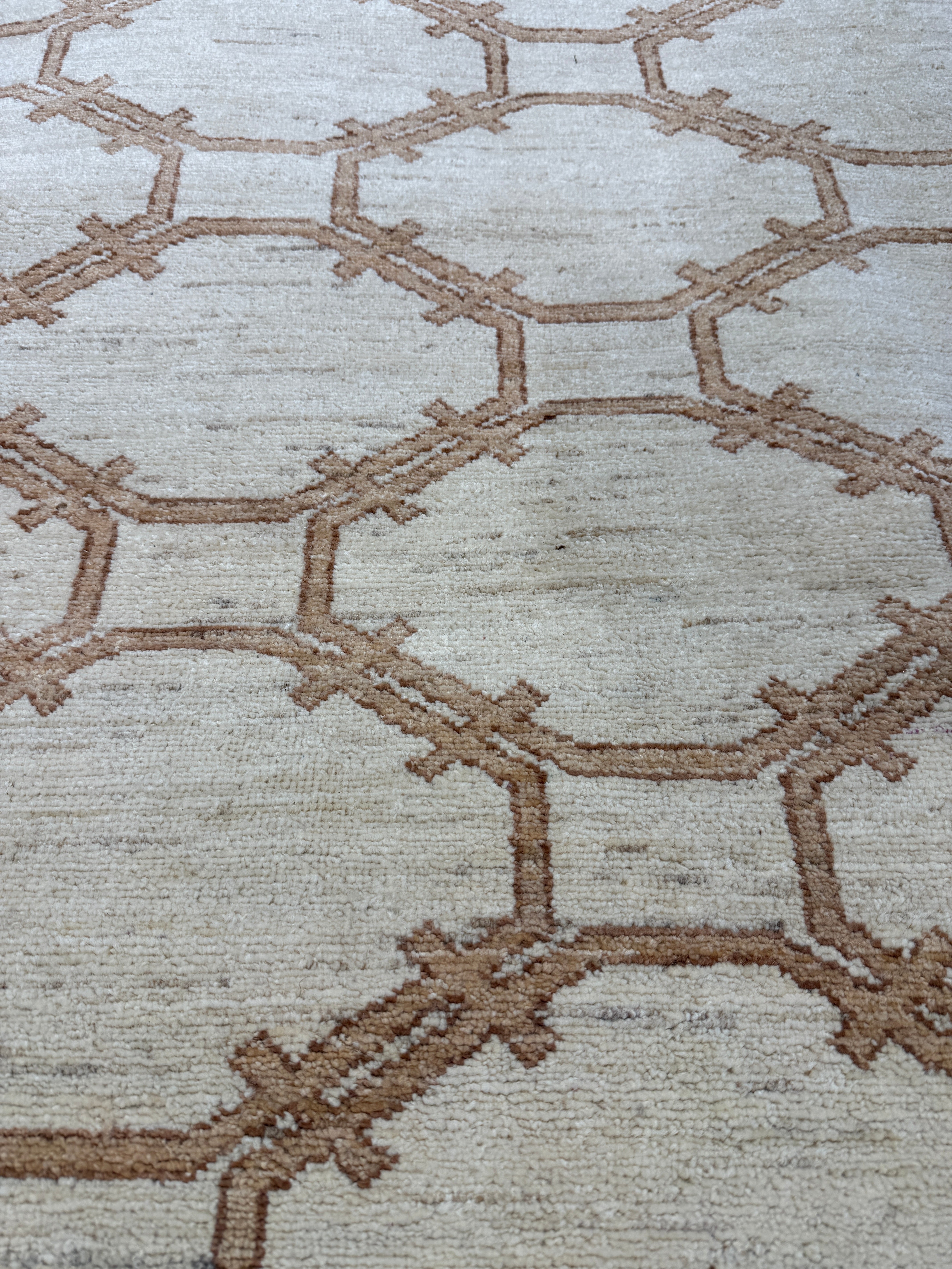 Linnea Berthelsen 8.11x12 Afghani Ston wash Cream Rug