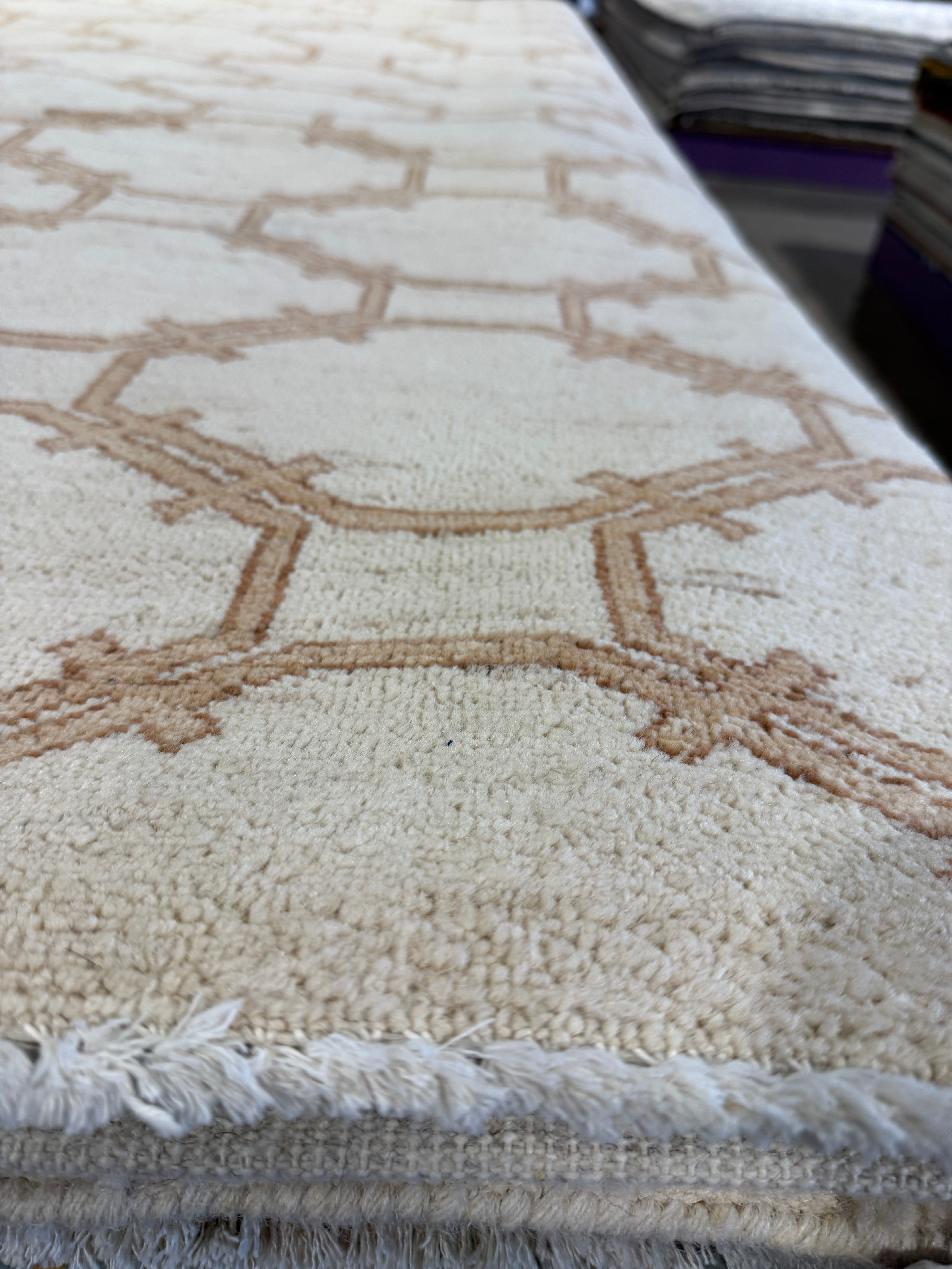 Linnea Berthelsen 8.11x12 Afghani Ston wash Cream Rug