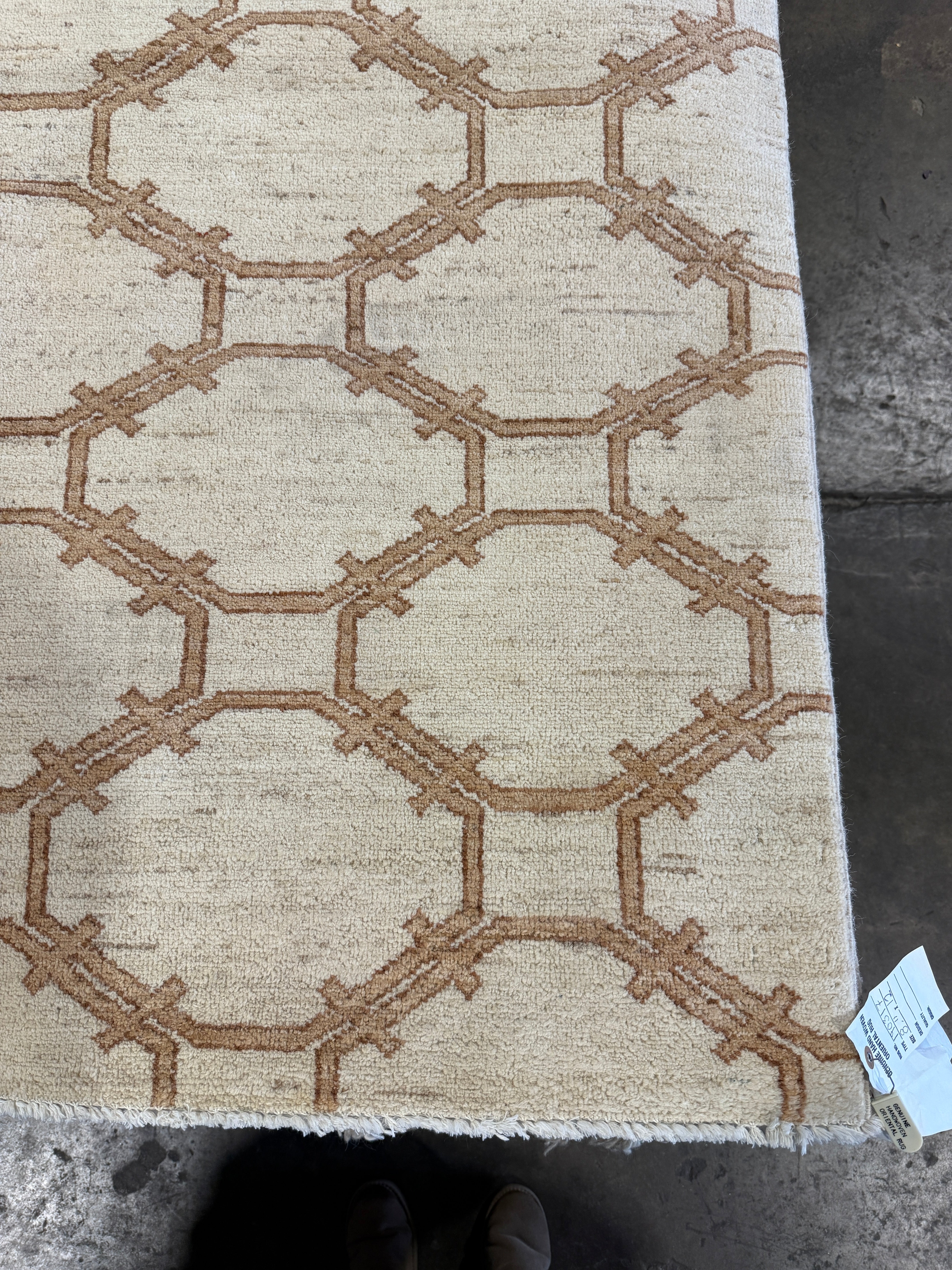 Linnea Berthelsen 8.11x12 Afghani Ston wash Cream Rug