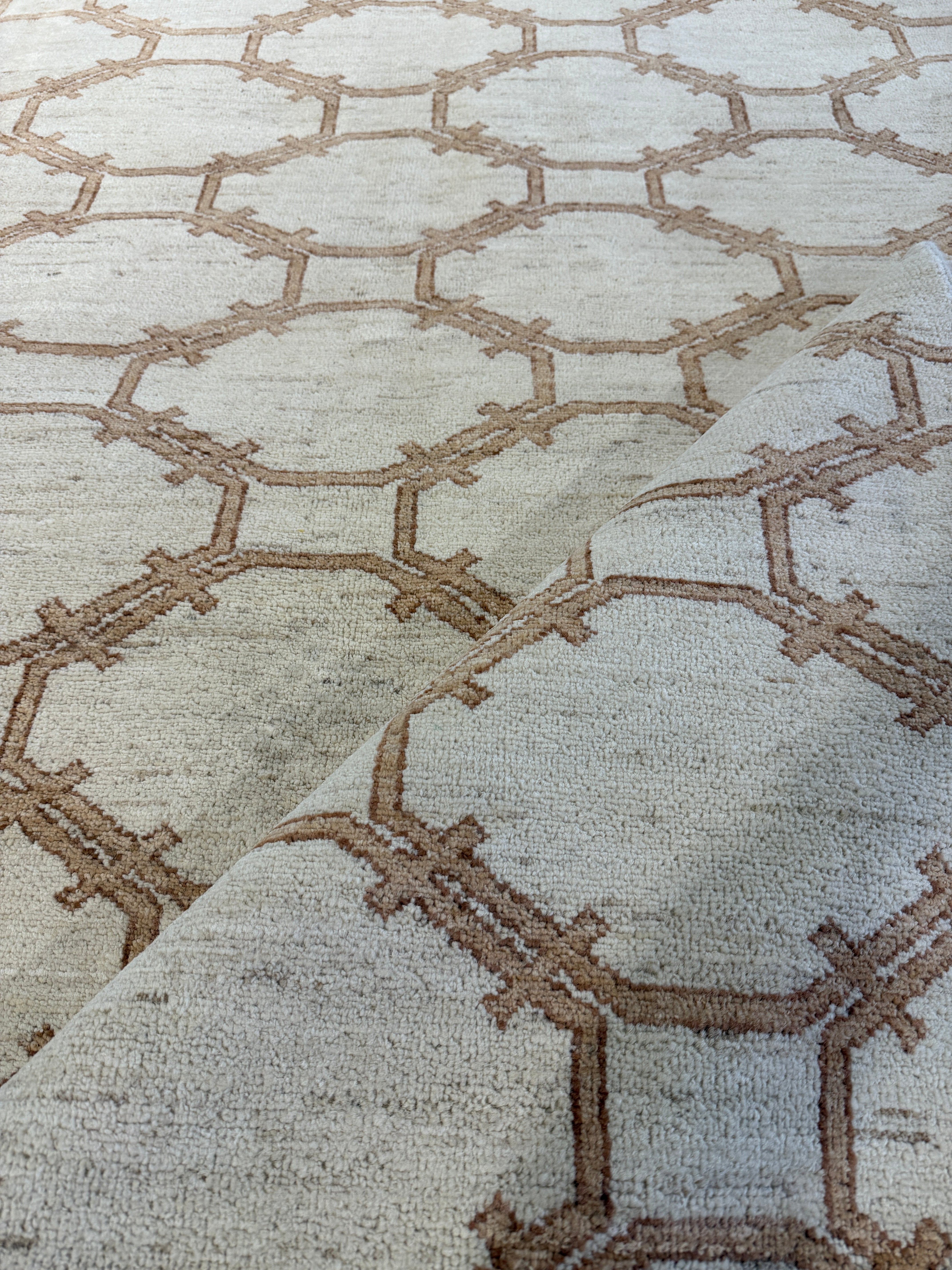 Linnea Berthelsen 8.11x12 Afghani Ston wash Cream Rug