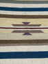 Craig DiGregorio 4x6 Striped Handwoven Durrie Rug