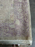 Carolyn Scott 9.10x9.1 Lavender Whitewashed Afghani Oushak Rug