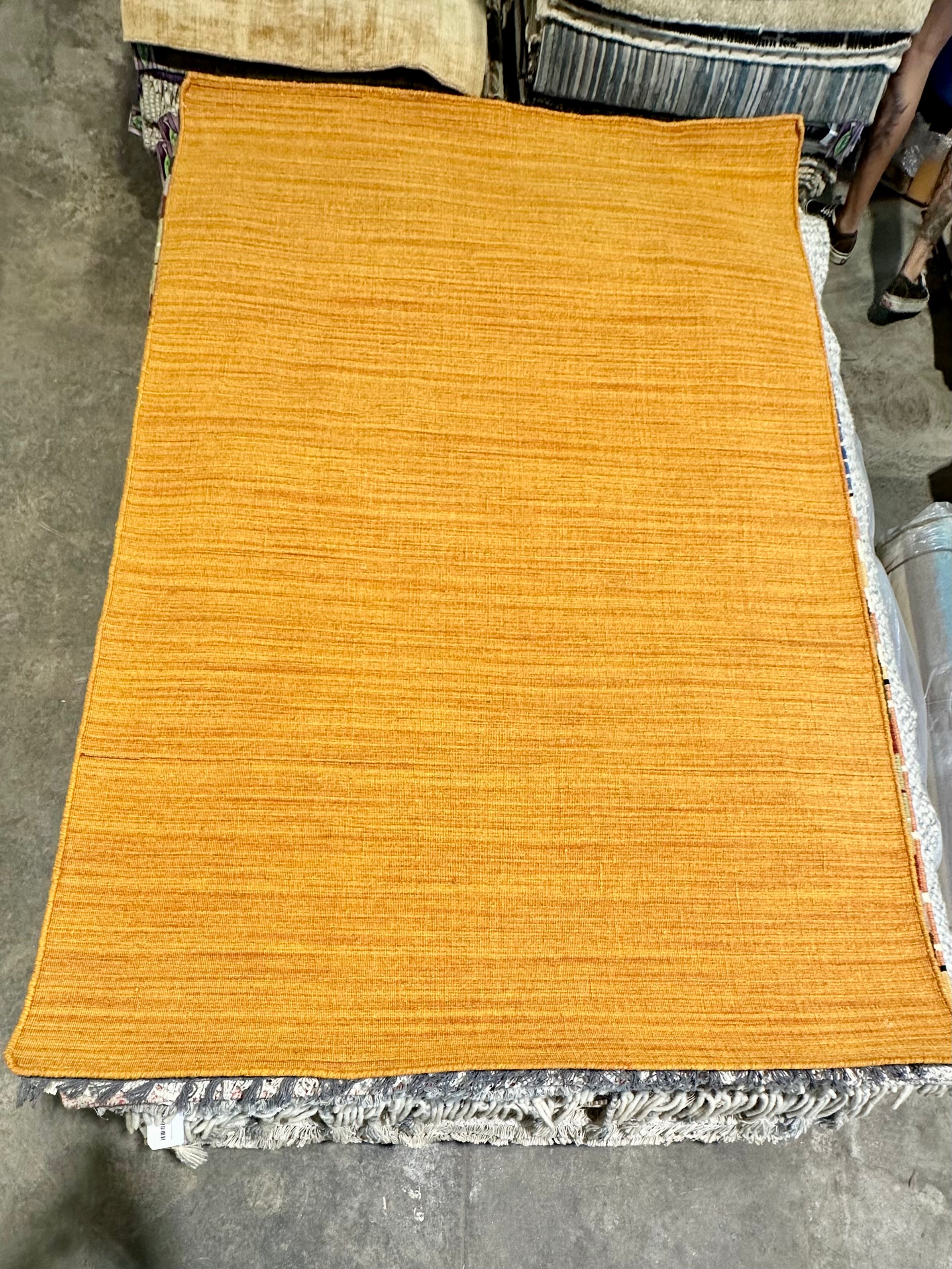 Ryann Werner 4x6 Handwoven Durrie Rug (Multiple Colors)