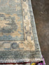 Ashlyn Anderson Gomez 9.10x14.1 Blue Afghani Whitewashed Oushak