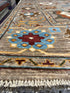 Kali Prasad 7.10x9.11 Afghani Kazak Grey Rug