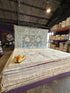Ashlyn Anderson Gomez 9.10x14.1 Blue Afghani Whitewashed Oushak