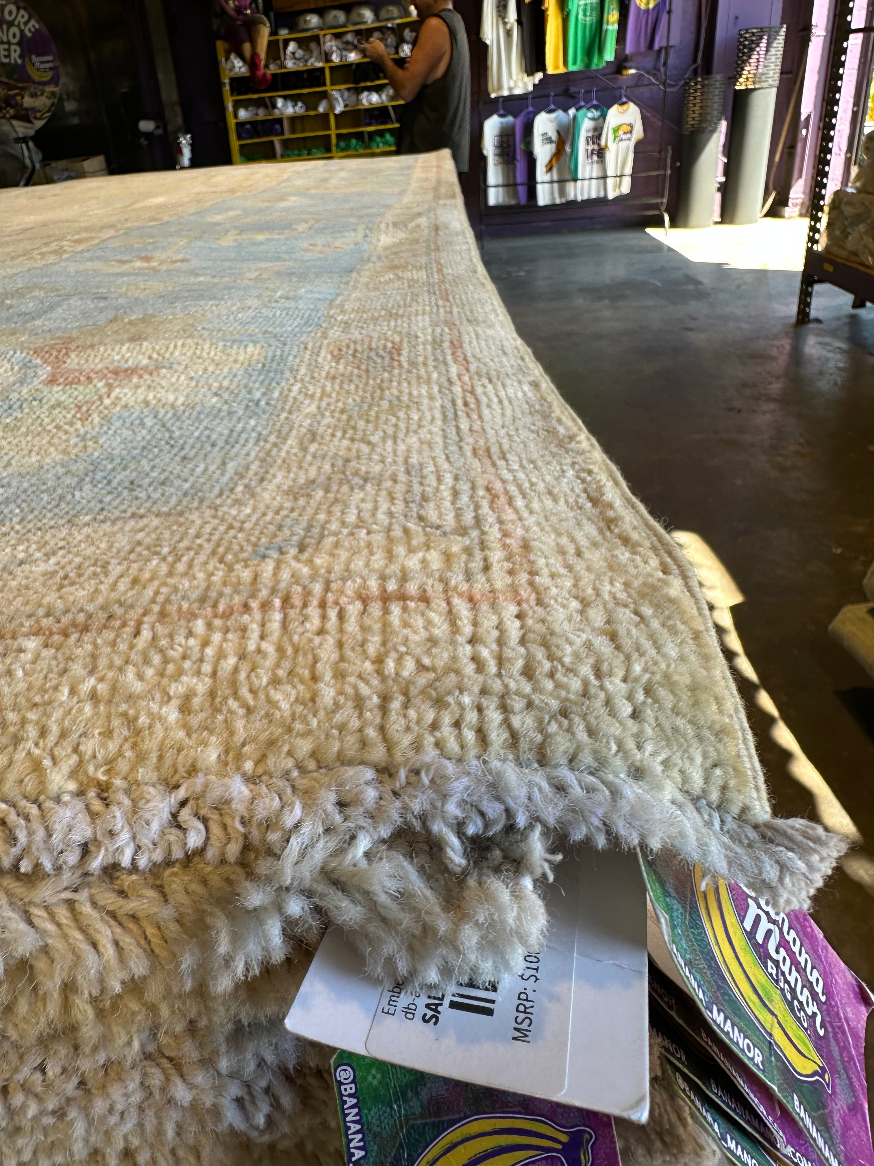 Collette Nunes 9.9x13.9 Afghani Whitewashed Oushak