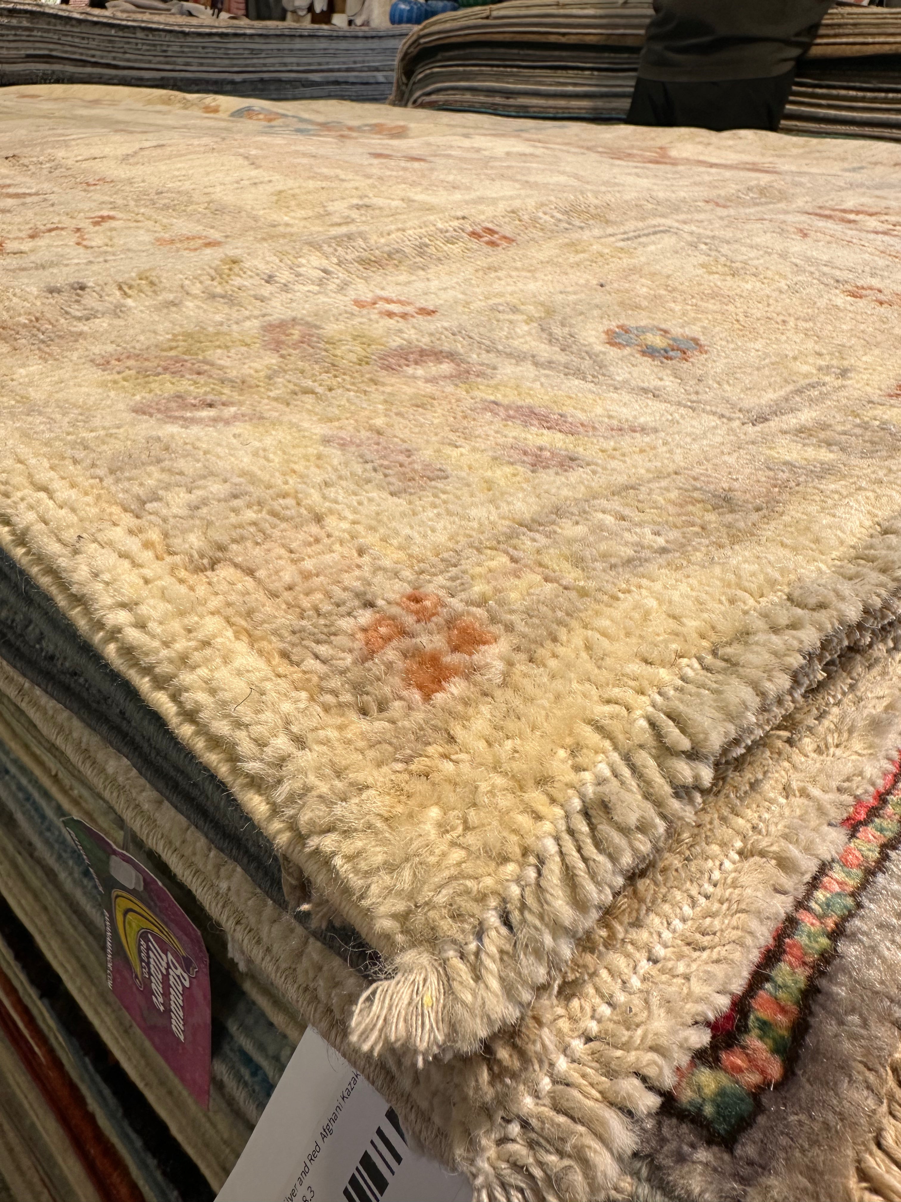 Hannah Dakin 4.11x7.7 Afghani Colorful Oushak