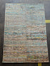 Alex DeBoe 5x7.9 Hand-Knotted Modern Textured Multi-Colored