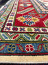 Francesca Reale 8.10x12 Afghani Kazak Red Rug