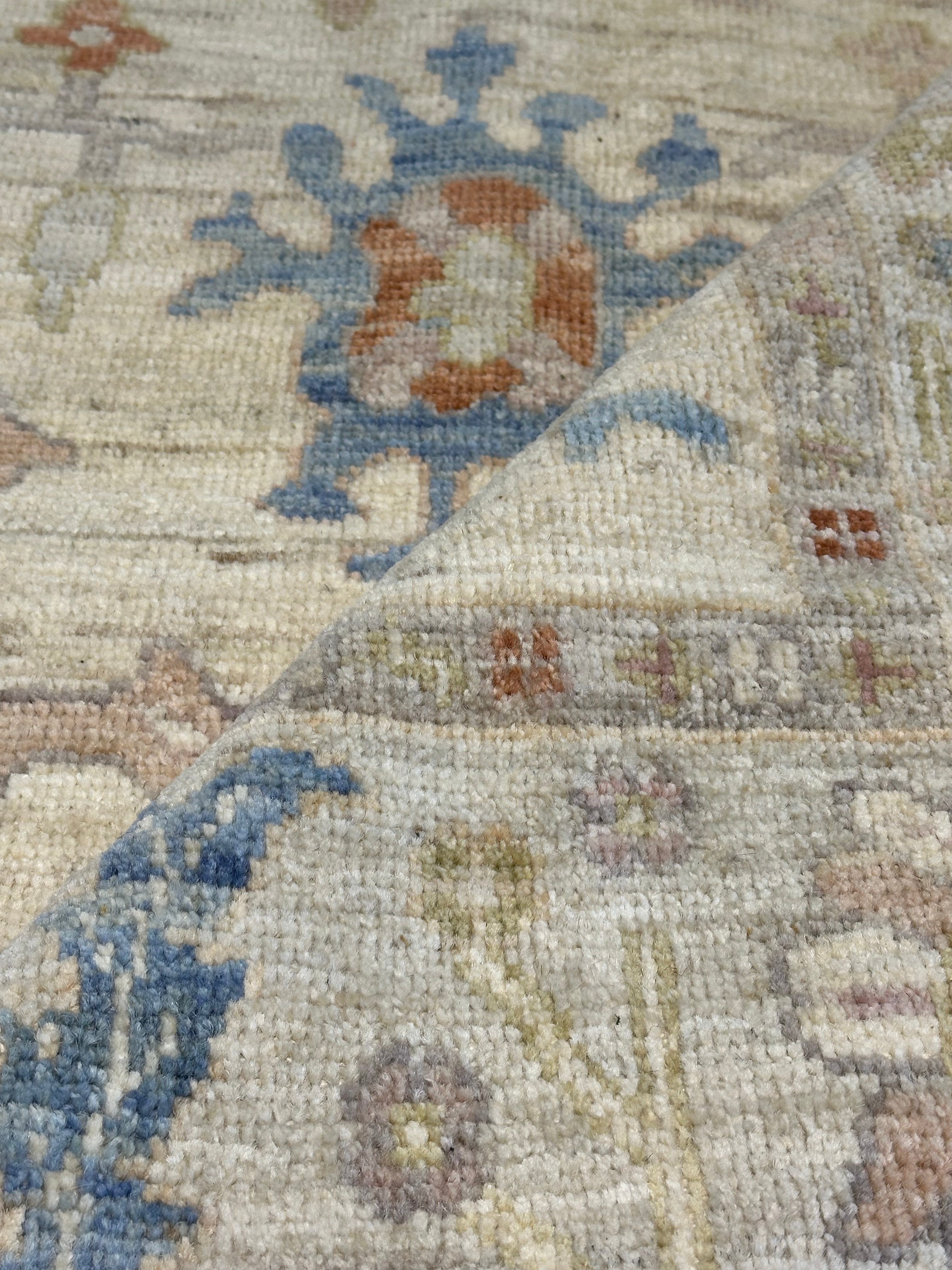 Hannah Dakin 4.11x7.7 Afghani Colorful Oushak