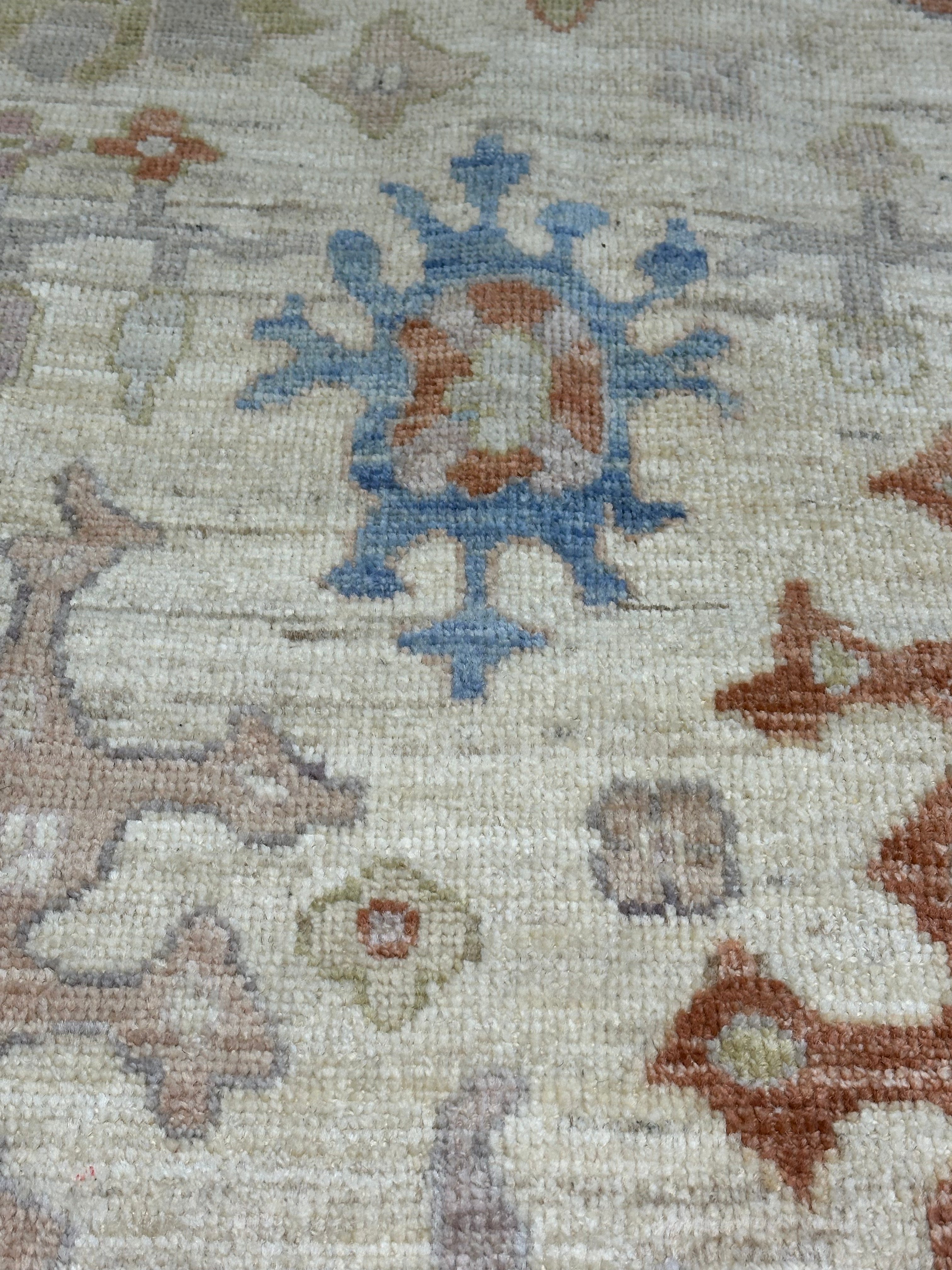 Hannah Dakin 4.11x7.7 Afghani Colorful Oushak