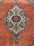 Heather Holloway 8.11x12.4 Iranian Antique Persian Sarapi Orange Rug