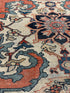 Heather Holloway 8.11x12.4 Iranian Antique Persian Sarapi Orange Rug