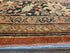 Heather Holloway 8.11x12.4 Iranian Antique Persian Sarapi Orange Rug