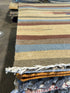 Michael Hitchcock 4x6 Striped Handwoven Durrie Rug (Multiple Colors)