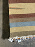 Michael Hitchcock 4x6 Striped Handwoven Durrie Rug (Multiple Colors)