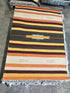 Michael Hitchcock 4x6 Striped Handwoven Durrie Rug (Multiple Colors)