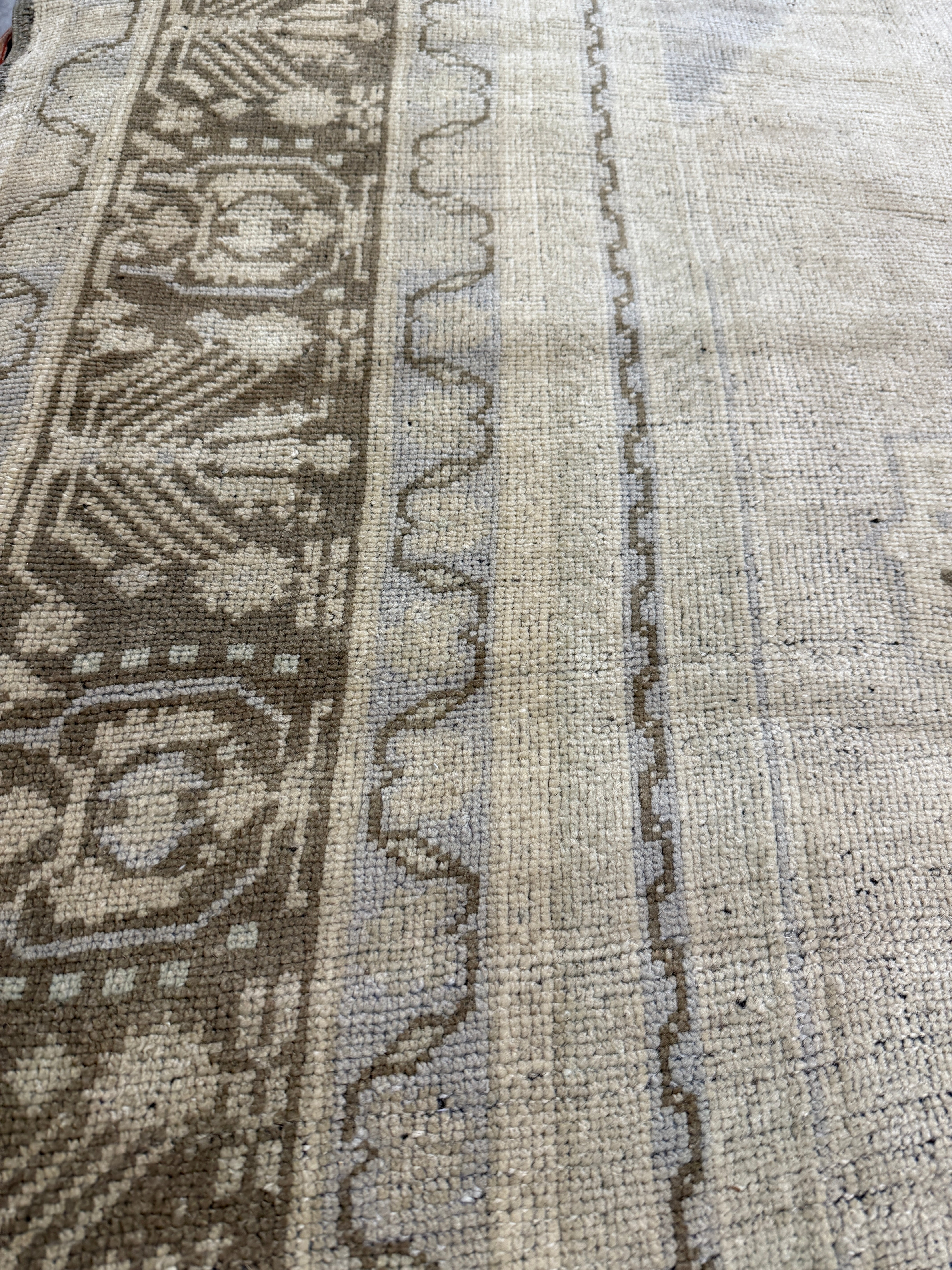 Amy Seimetz 6.2x10.2 Turkish Oushak Brown Rug