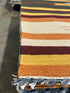 Michael Hitchcock 4x6 Striped Handwoven Durrie Rug (Multiple Colors)