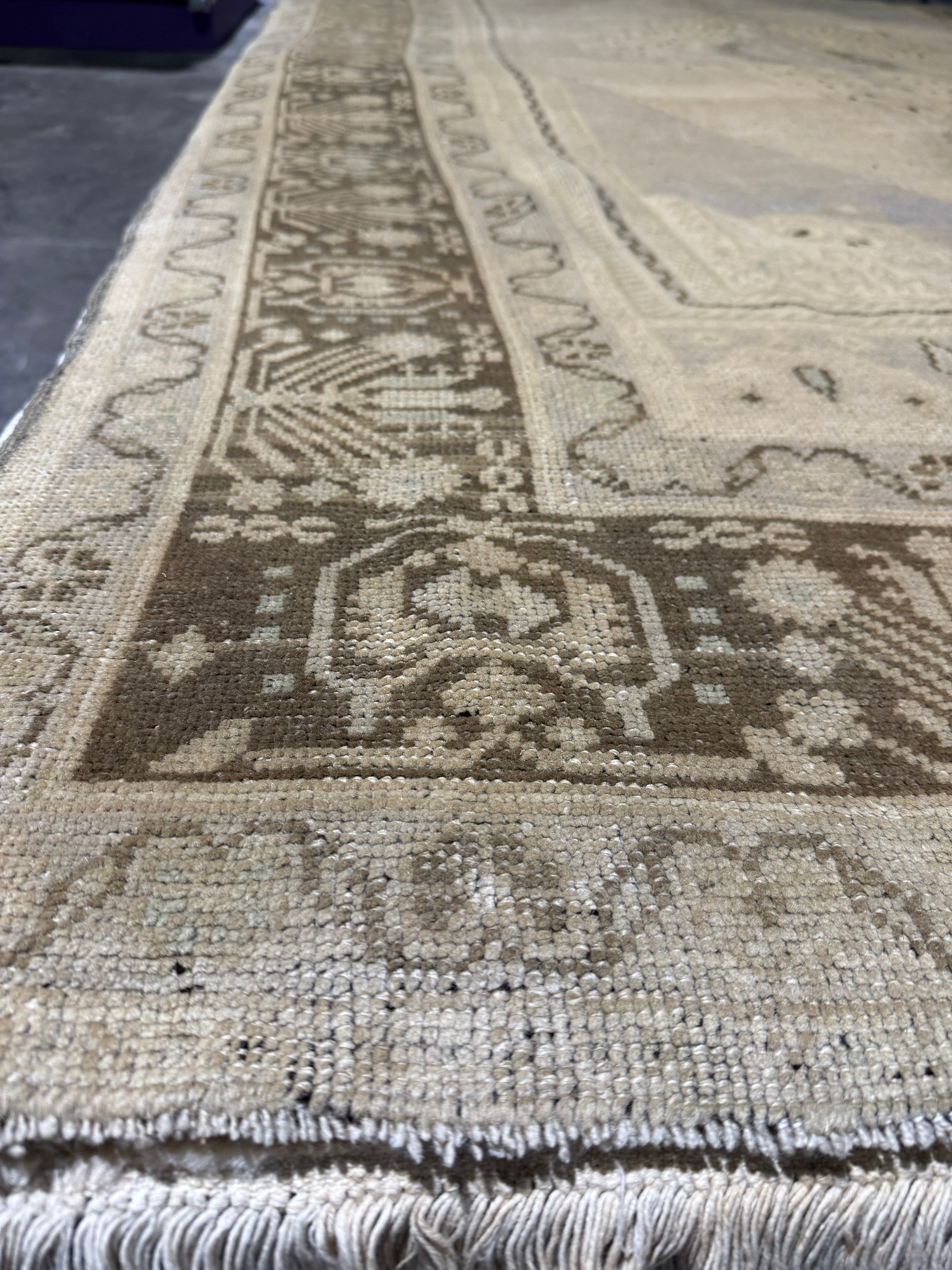 Amy Seimetz 6.2x10.2 Turkish Oushak Brown Rug