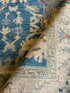 Jasmine King 5.3x7.11 Blue Afghani Whitewashed Oushak