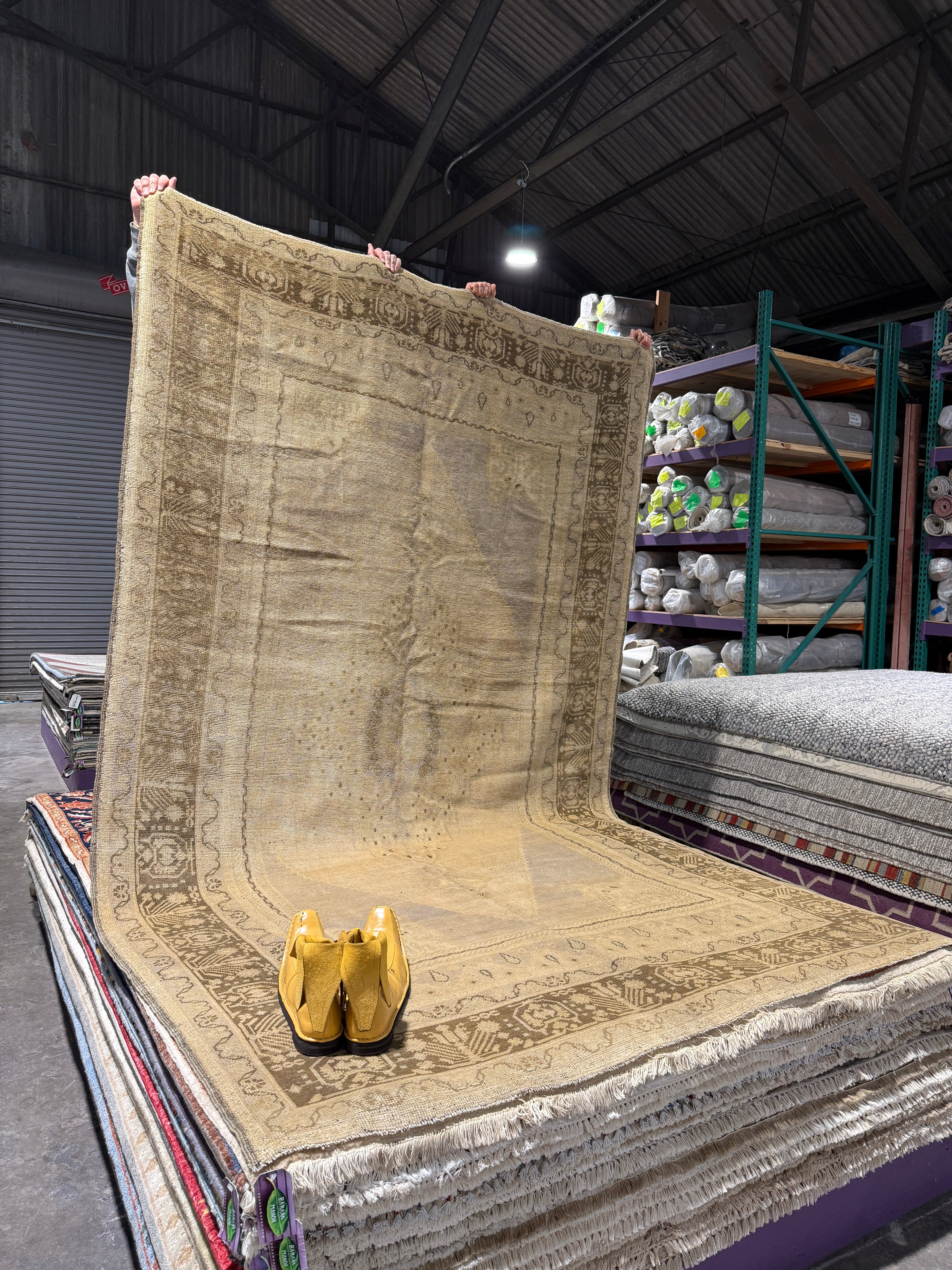 Amy Seimetz 6.2x10.2 Turkish Oushak Brown Rug