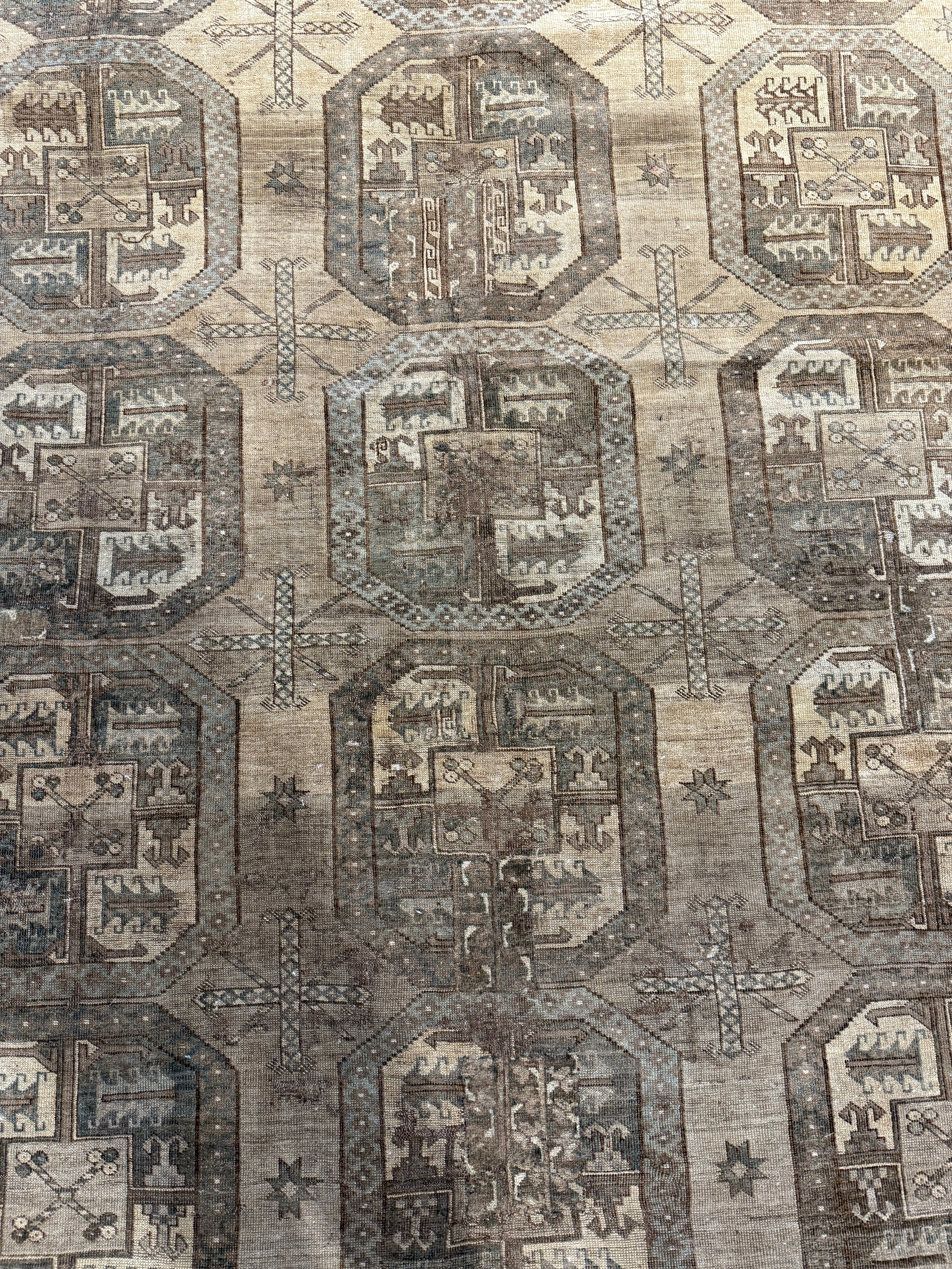 Becky Ives 7.4x12.4 Turkish Oushak Brown Rug