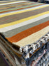 Michael Hitchcock 4x6 Striped Handwoven Durrie Rug (Multiple Colors)