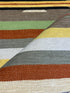 Michael Hitchcock 4x6 Striped Handwoven Durrie Rug (Multiple Colors)