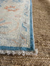 Noga Blume 6.1x9 Blue Afghani Whitewashed Oushak