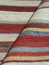 Michael Hitchcock 4x6 Striped Handwoven Durrie Rug (Multiple Colors)