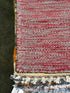 Mitch 4x5.9 Red Handwoven Durrie Rug