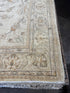 Madelyn Cline 7.9x9.2 Afghani Oushak Cream Rug