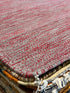 Mitch 4x5.9 Red Handwoven Durrie Rug