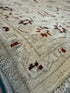 Kailie Sanders 4.11x6.8 Afghani Oushak Cream Rug