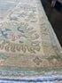 Alashka 8x10.2 Blue Afghani Whitewashed Oushak