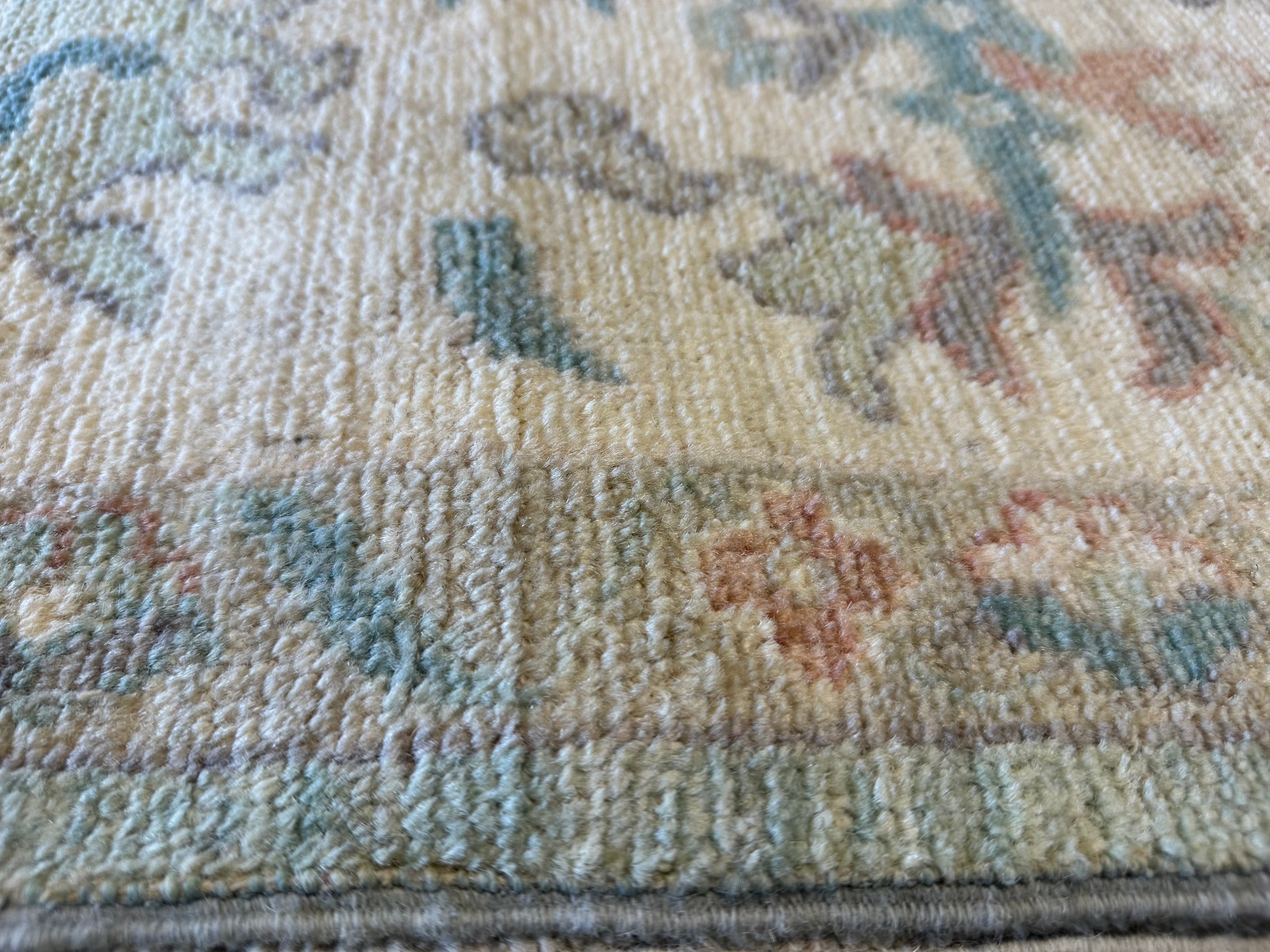 Alashka 8x10.2 Blue Afghani Whitewashed Oushak