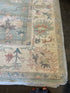 Alashka 8x10.2 Blue Afghani Whitewashed Oushak
