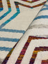 Dance Party USA 4x5.9 Star Handwoven Durrie Rug